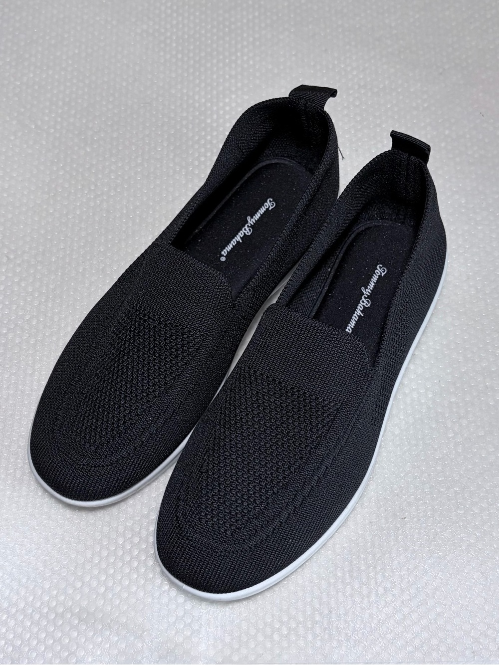 Tommy Bahama Black‎ Knit Slip-On Loafers